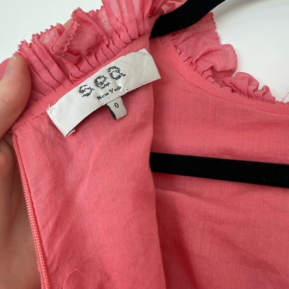 Sea New York Hattie Pink Ruffle Mini Dress - Picture 3 of 6